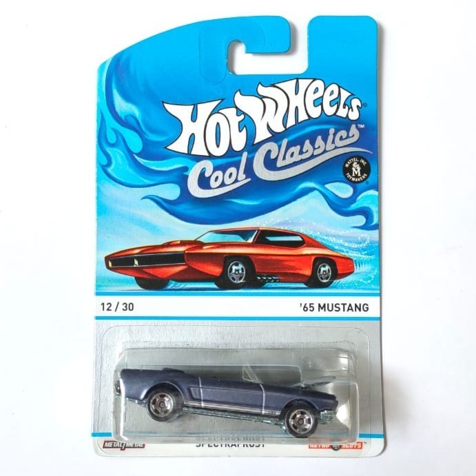 Hot Wheels 65 Ford Mustang Convertible ungu Cool Classics 2014 rare