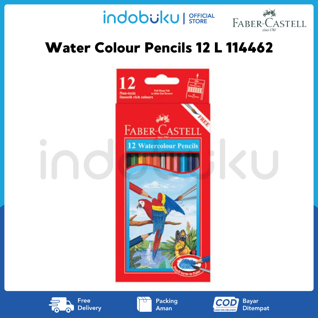 

Water Colour Pencils 12 Long Faber-Castell 114462