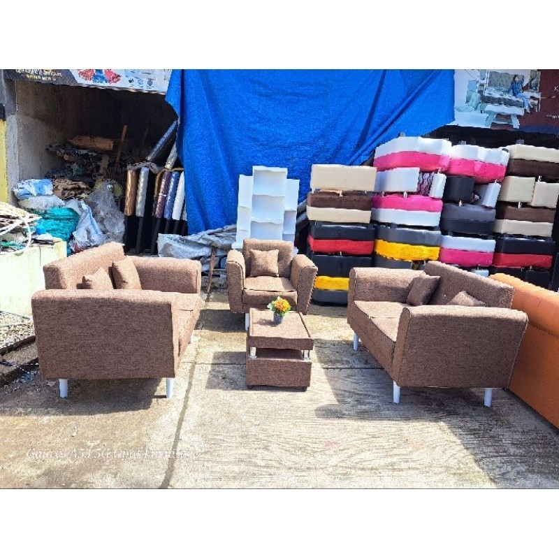 (COD) Sofa Retro Minimalis Set / Sifa Retro 3 Seater / Sofa Retro Ruang Tamu