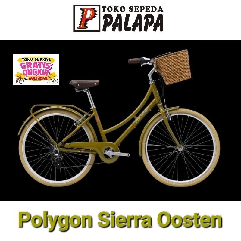 Sepeda 26 Mini Keranjang Polygon Sierra Oosten City Bike CTB