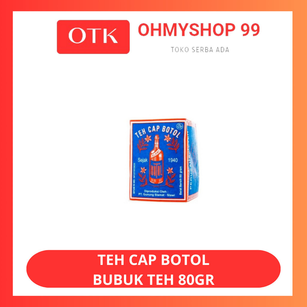 

TEH CAP BOTOL Bubuk Teh Green Tea 80gr