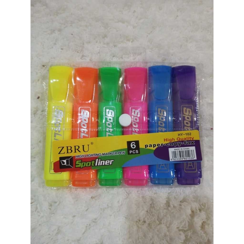 

LYSASHOPINSTAN 6pcs Stabilo Sportliner Warna Warni 1 Set Isi 6 Pcs Highlighter