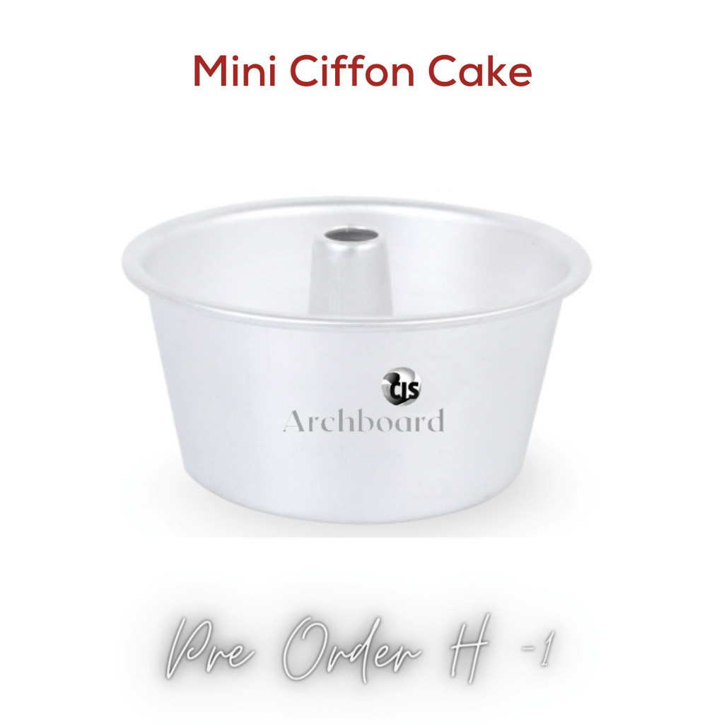 Mini Chiffon Cake Alumunium / Cetakan Sifon Mini Aluminium