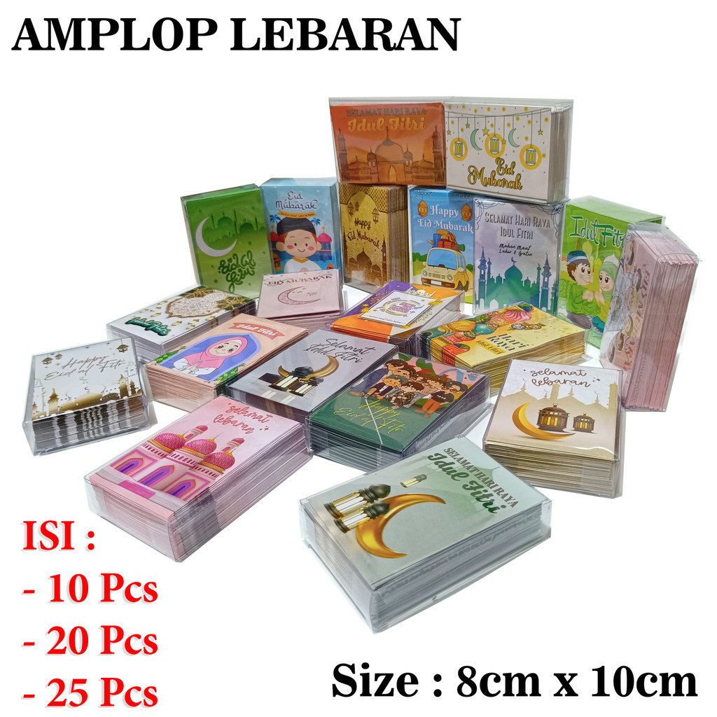 

EXD - Amplop Lebaran Angpau Lebaran Idul Fitri Amplop Karakter Angpao Lucu / Amplop Lebaran Isi Banyak Isi 10, 20, 25