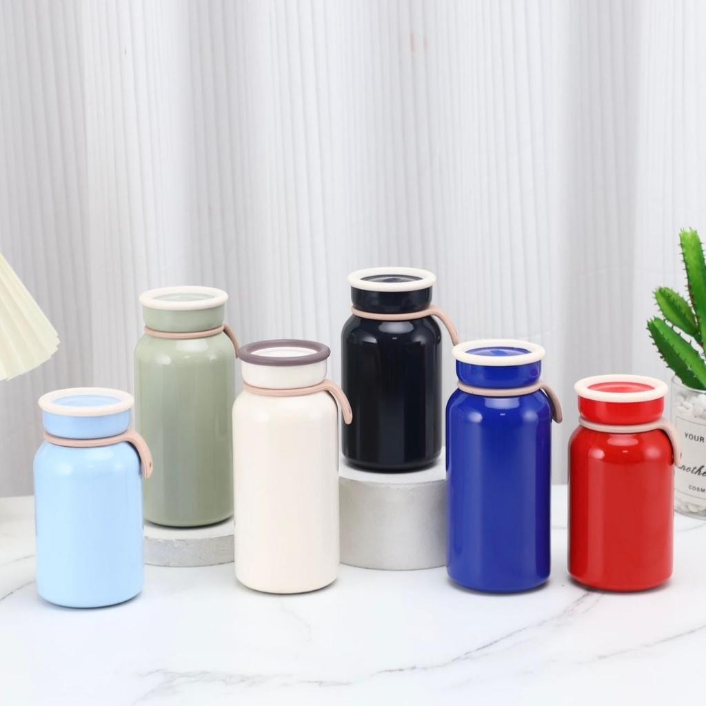Tumbler Milk Termos Mini Stainless Steel 300ml 400ml SUS304 / Botol Minum Termos Stainless