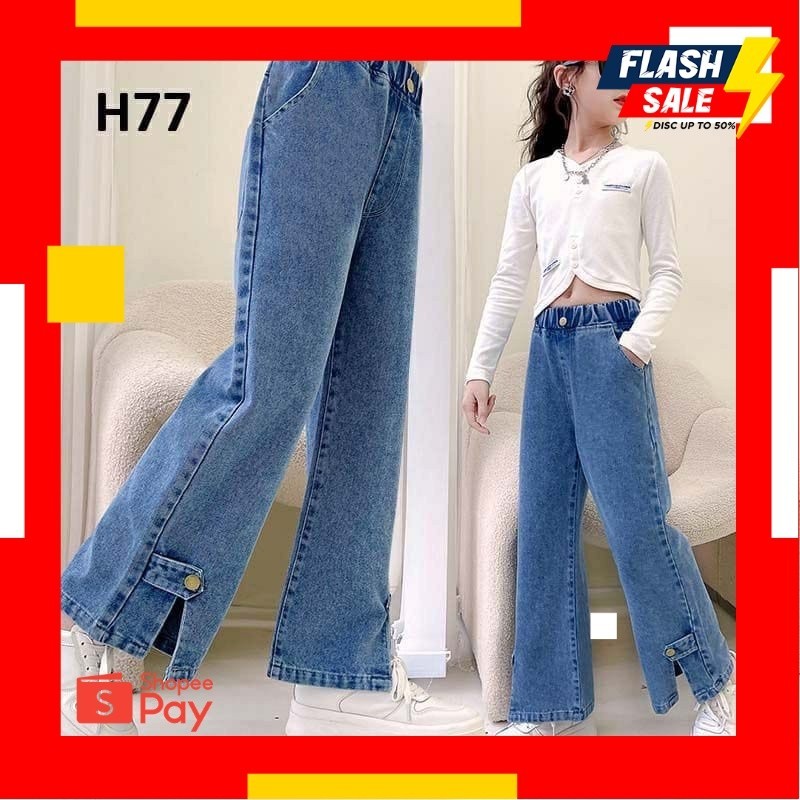 PAYDAY 3.3 | Celana Panjang Anak Perempuan HW Kulot Jeans Kulot Boyfriend Jeans Korea Jeans Celana J