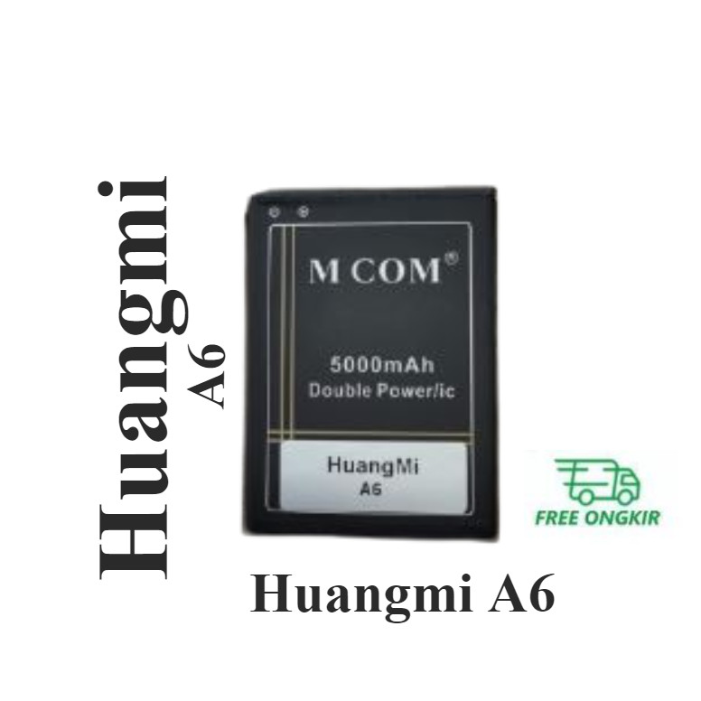 BATERAI BATRE BATERE BATTERY HUANGMI A6 HUANG MI A6 MCOM DOUBLE POWER