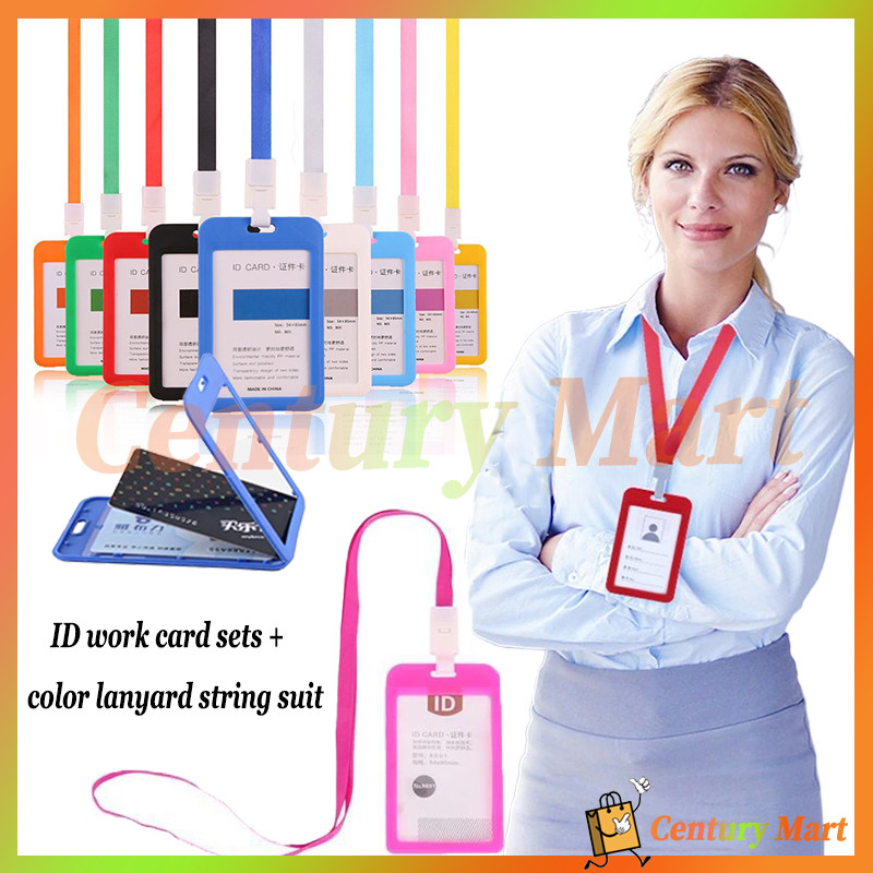 

Name Tag ID Card Holder Lanyard /Name Tag ID CARD Holder 2 Sisi Nilon + Tali /Tempat Kartu Identitas Akses Tali Lanyard/Nametag