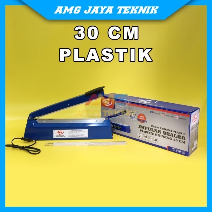 H&L IMPULSE SEALER 30 CM / MESIN SEALER PLASTIK BAHAN PLASTIK ORIGINAL