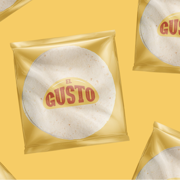 

GUSTO Flour Tortilla 25 cm 10 pc Kulit Kebab Wrap Taco 10 inch