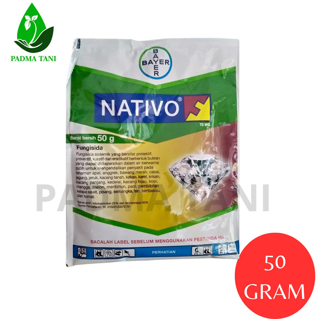 FUNGISIDA SISTEMIK NATIVO 75WG - 50 GRAM