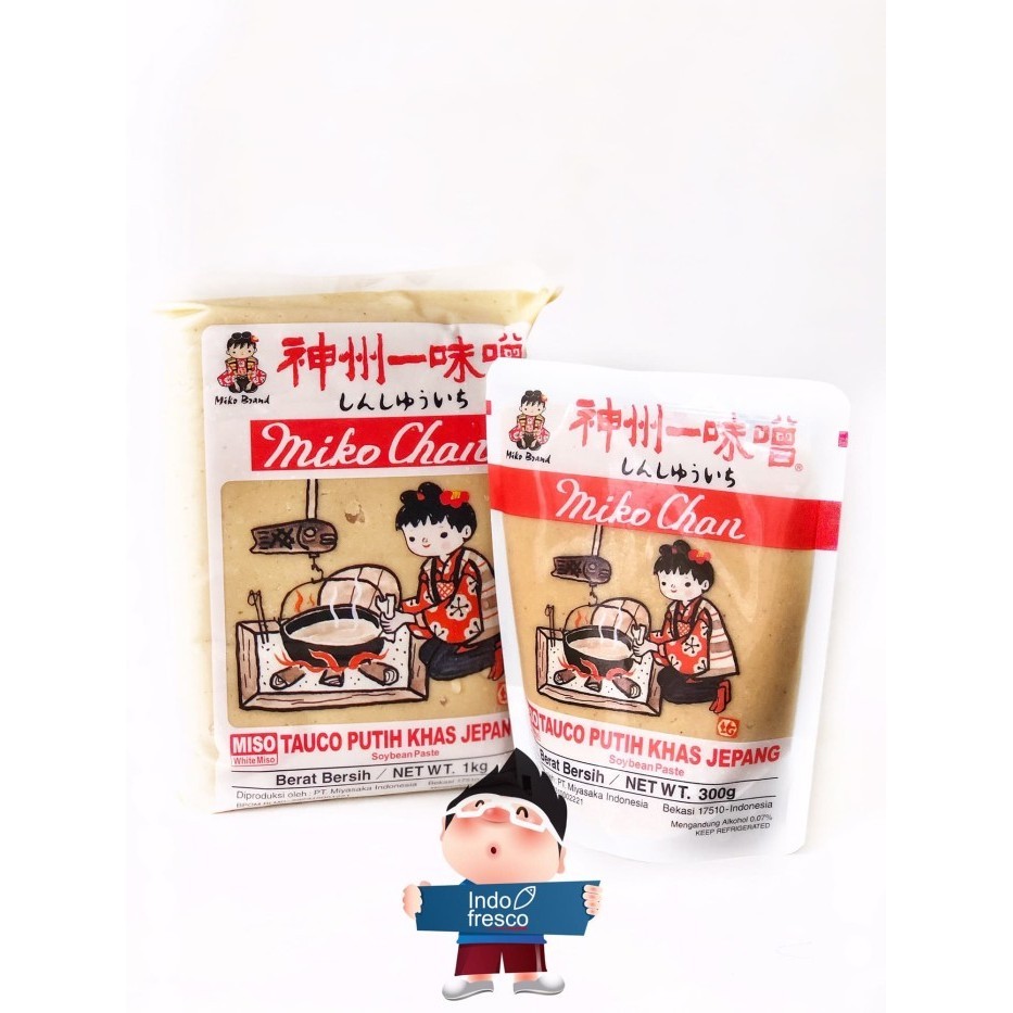 

Shinshuichi Mikochan Shiro Miso Paste- Pasta Miso- Tauco Jepang 300g