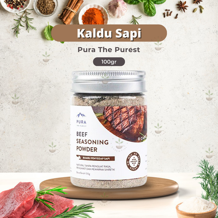 

Pura Seasoning With Himalayan Salt 100gr- Kaldu MPASI Pura Non MSG - Vegan Jamur
