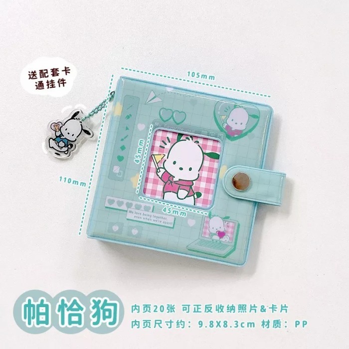 Anggit photo album binder kolbuk collect book kpop pc photocard sanrio kuromi - pochacco