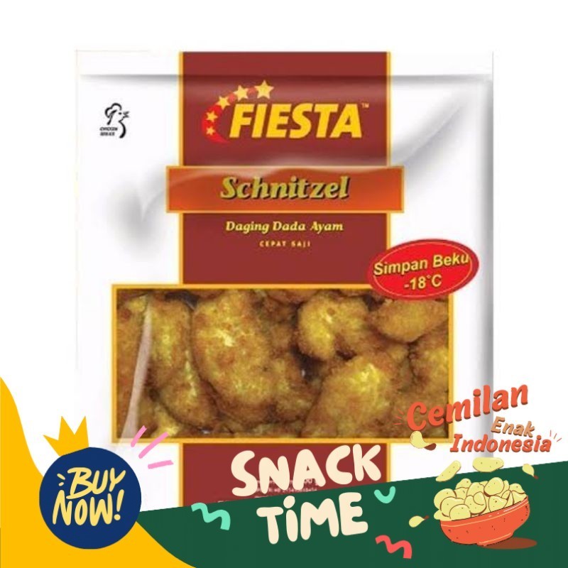 

Special Diskon Fiesta Schnitzel 500gr / fiesta dada ayam katsu frozen food bogor cemilan beku murah lauk instan champ nugget