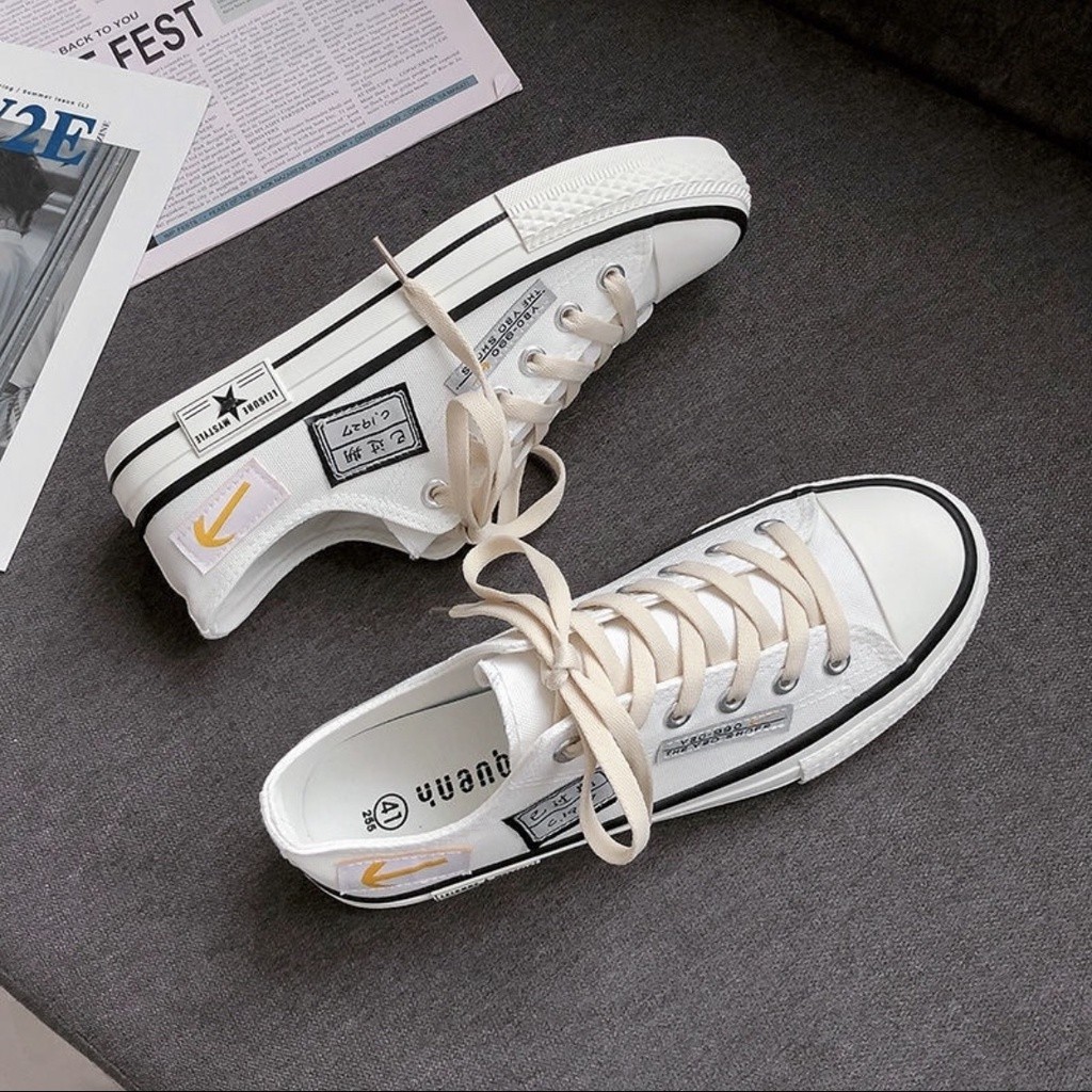 Sepatu Murah Sneakers Kekinian Korean Style Bahan Bagus Premium Model Terbaru / Sepatu Pria Sneakers
