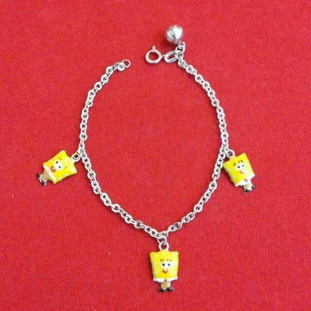 GELANG TANGAN / KAKI ANAK / BAYI / BALITA PERAK 925 LAPIS EMAS PUTIH