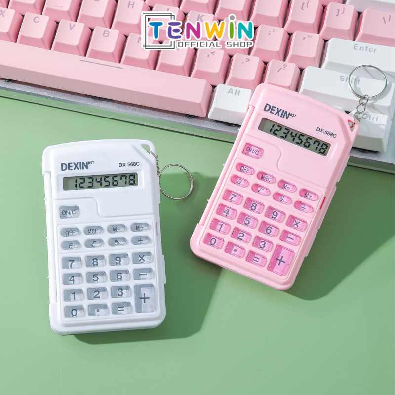 

Seri warna macaron kalkulator portabel selebriti internet Tenwin Shopee