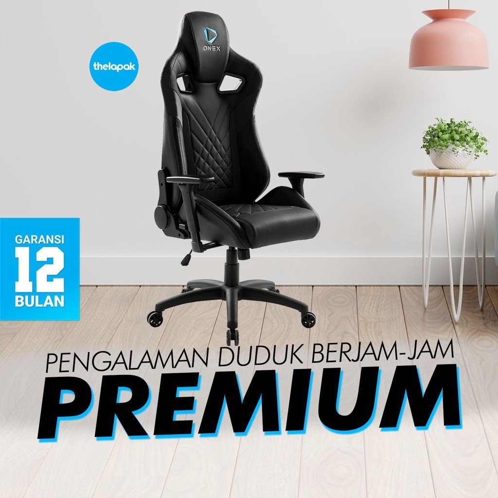Kursi Gaming ONEX GX5 Premium Quality Gaming Chair / Bangku Gaming Original Garansi Resmi