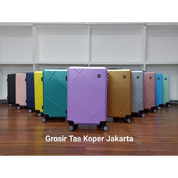 Koper 24 Inch Fiber Polo Geneva Bagasi Size  - Hitam