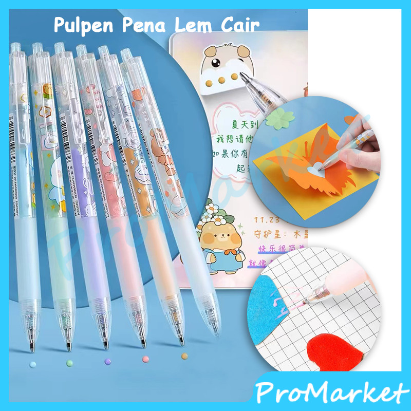 

Pulpen Lem Kertas Cepat Kering Lem Cair Anti Bocor / Color Glue Pen Pastel / Lem Kertas Bentuk Pulpen Cair / DIY Untuk Anak-anak Dan Siswa Untuk Menggunakan Dengan Tangan Alat Tulis Kreatif Siswa