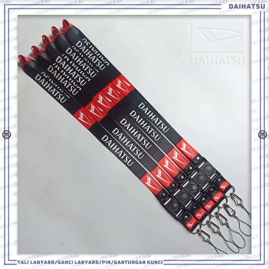 

TALI LANYARD GANTUNGAN ID CARD/HP/KUNCI/DLL.. DAIHATSU