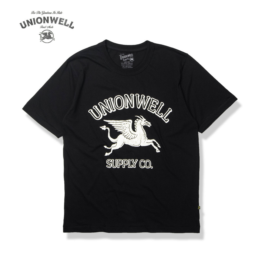 Unionwell T-shirt Original Kaos Draghorse Black