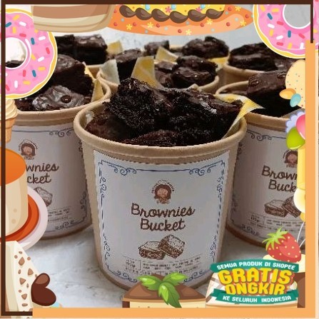 

Fudgy Brownies Bites / Fudgy Brownies Bucket / Brownies Cup/ King J Snack