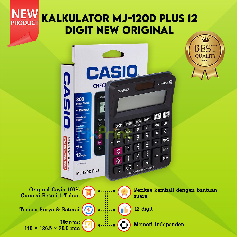 

Kalkulator Casio DH 16 14 DJ 240D 120D 220D MJ 120D 100D Calculator