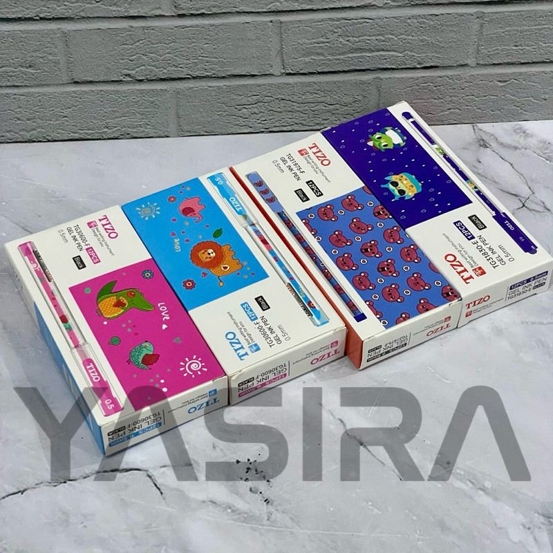 

SATU LUSIN 12 PCS Pulpen Tizo 0.5mm Hitam