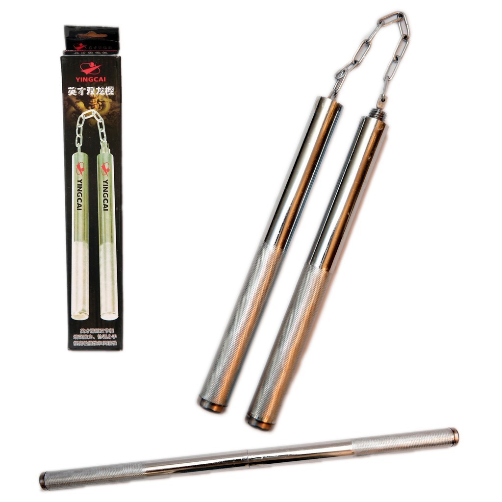 nunchaku ruyung besi double stick