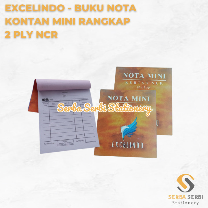 

EXCELINDO - (PAK) BUKU NOTA KONTAN MINI RANGKAP 2 PLY NCR