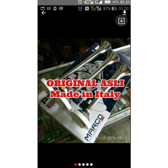 klakson MARCO ITALI/ Klakson 3 corong/ klakson telolet