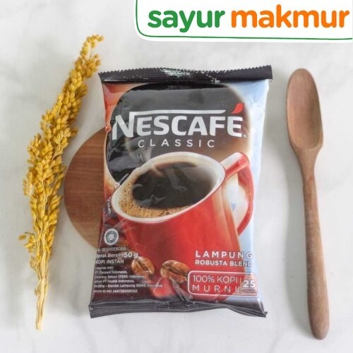 

Nescafe Classic Bag Kopi Instan 50 gram Sayurmakmur