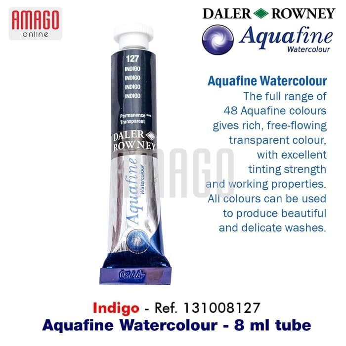 

DALER-ROWNEY Aquafine Watercolour 8 ml - Cat Air Lukis - Indigo - 131008127