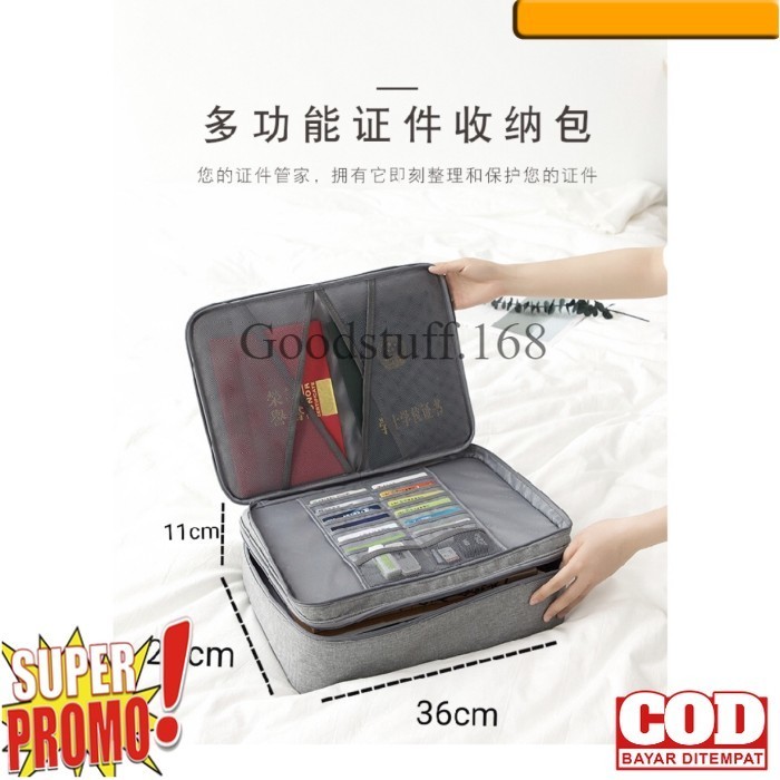 

Document Storage Bag / Penyimpanan Dokumen / Dijamin Dokumen Aman G168