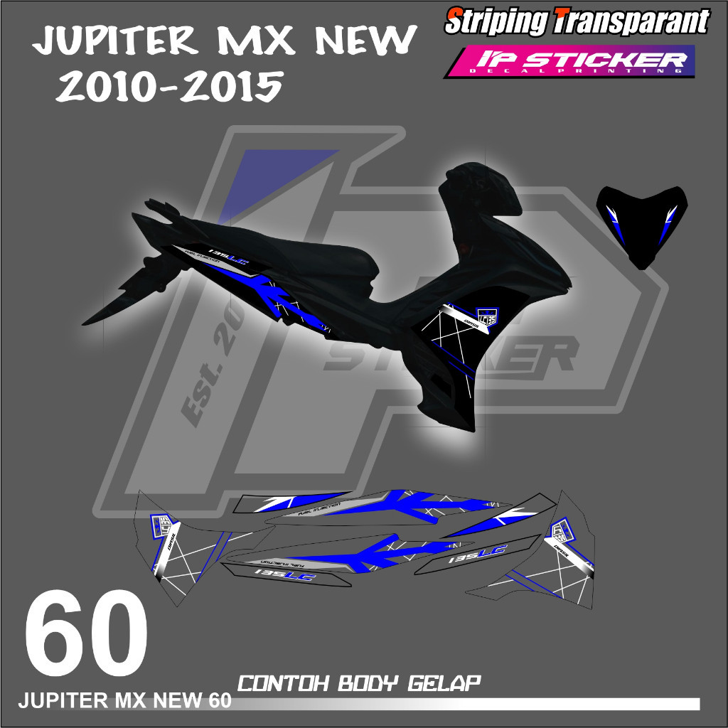 

JUPITER MX 135 NEW (COD) STIKER STRIPING MOTOR YAMAHA JUPITER MX NEW - STIKER LIST GRAFIK SIMPLE WARNA VARIASI DESAIN RACING HOLOGRAM DAN TRANSPARAN BISA COD KODE 60 motorcicle