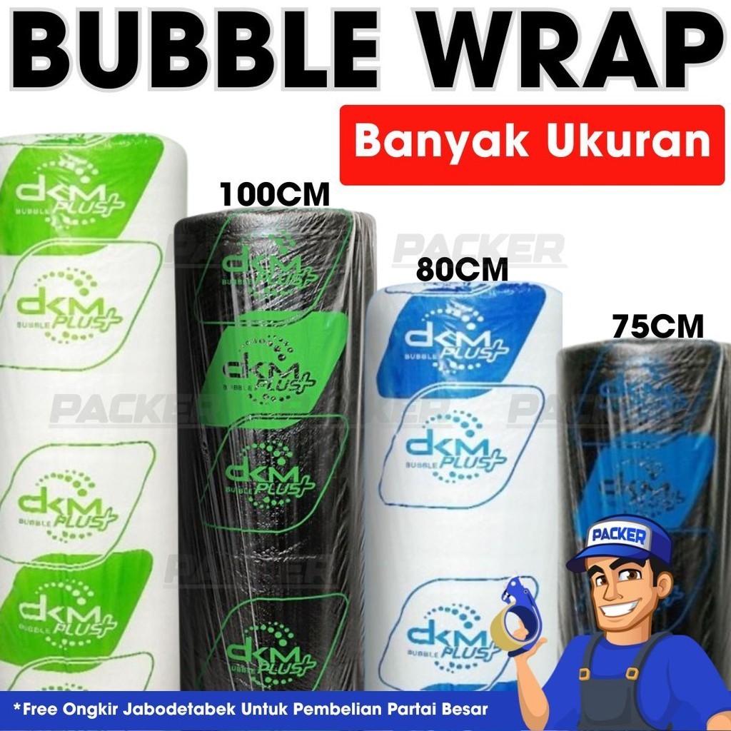 

Plastik Bubble Wrap Plus Premium Wrapping Banyak Pilihan Ukuran