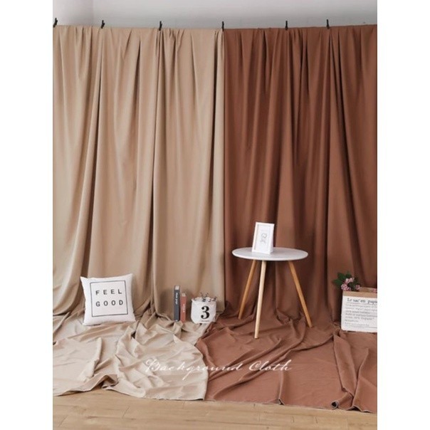 Kain Background Foto Studio tinggi 3-M X 2,4-M Kain Polos Untuk Backdrop Photo Produk