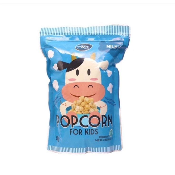 

Abe Food Popcorn Milky Susu - Snack Ringan Anak Popcorn Milky 80g