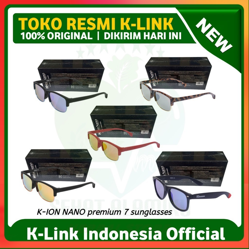 K ION NANO PREMIUM 7 SUNGLASSES ORIGINAL K-LINK KACAMATA KESEHATAN KACAMATA PRIA WANITA