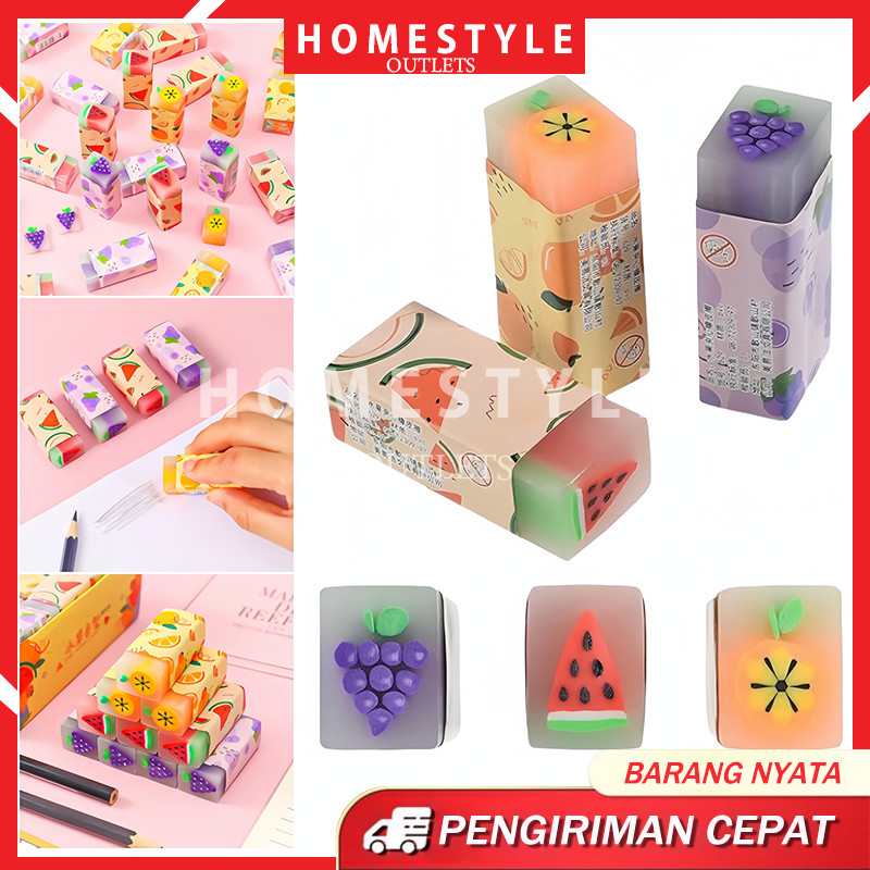 

Penghapus Fruit Lucu / Penghapus Pensil Motif Buah / Penghapus Pensil Karet Wangi / Penghapus Motif Buah