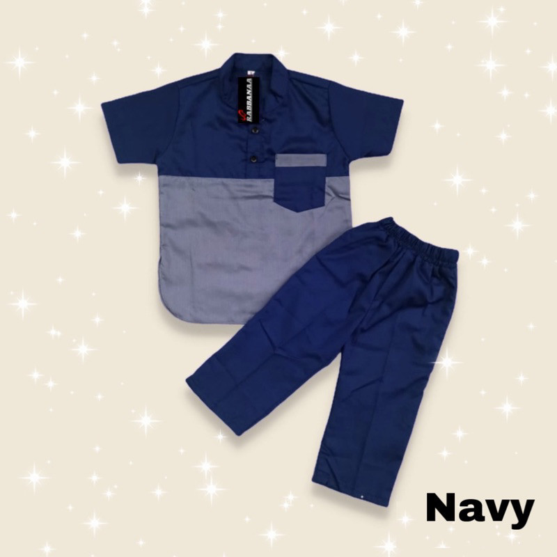 AnnisaPutri - Aiman Setelan Koko Lebaran Anak Laki-laki Usia 1-12 Tahun