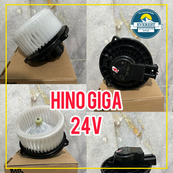 Motor Blower Radiator AC Mobil Hino Lohan Isuzu Giga 24 Volt 24Volt