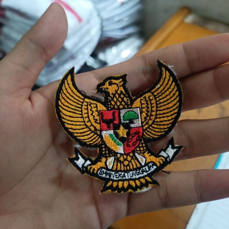 Bordir logo Garuda / bet Garuda / logo bordir Garuda bordir bordir