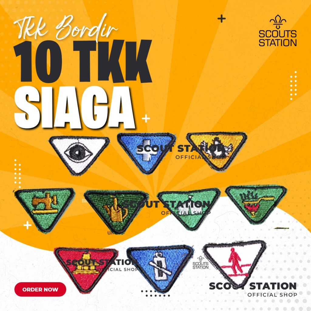 Bordir Tkk Pramuka Wajib / 10 Tkk Pramuka Siaga Penggalang Penegak