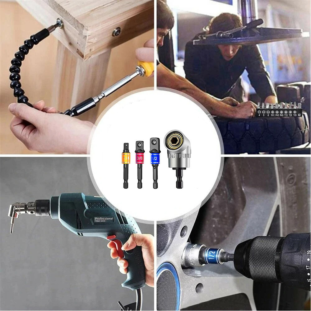 

ABZ Set Mata Obeng Adaptor Drill Bits Hex Shank with Adaptor Universal - LK010