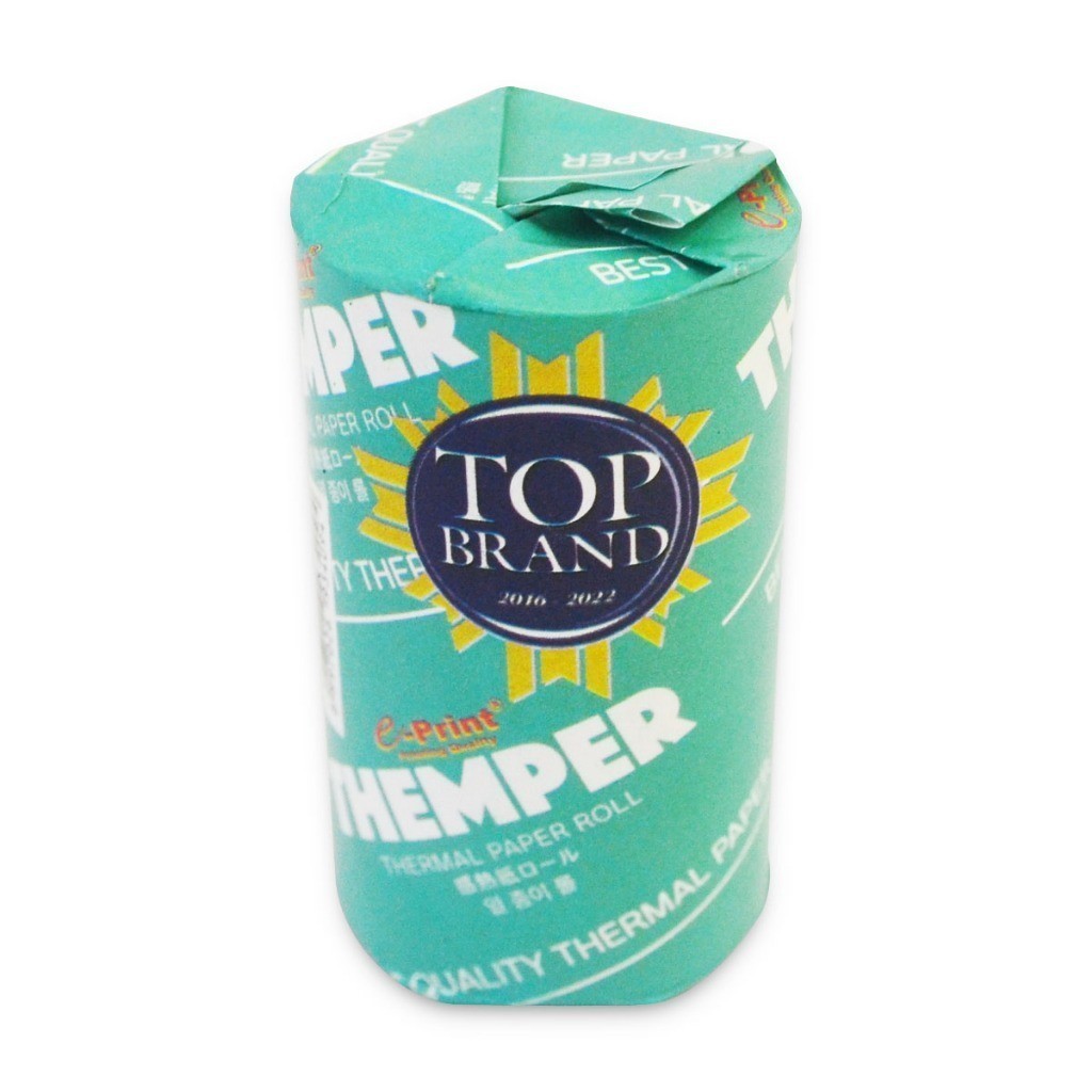 

Kertas Kasir E-print 57X30 mm Coreless Thermal Paper Themper Kertas Print Roll Eco Hijau