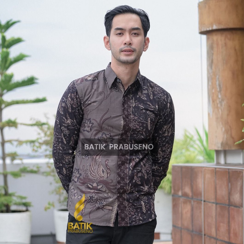 RAVINDRA Kemeja  Pria Lengan Panjang Slim Fit Slimfit Original Ori  Full Furing Jumbo Modern Premium