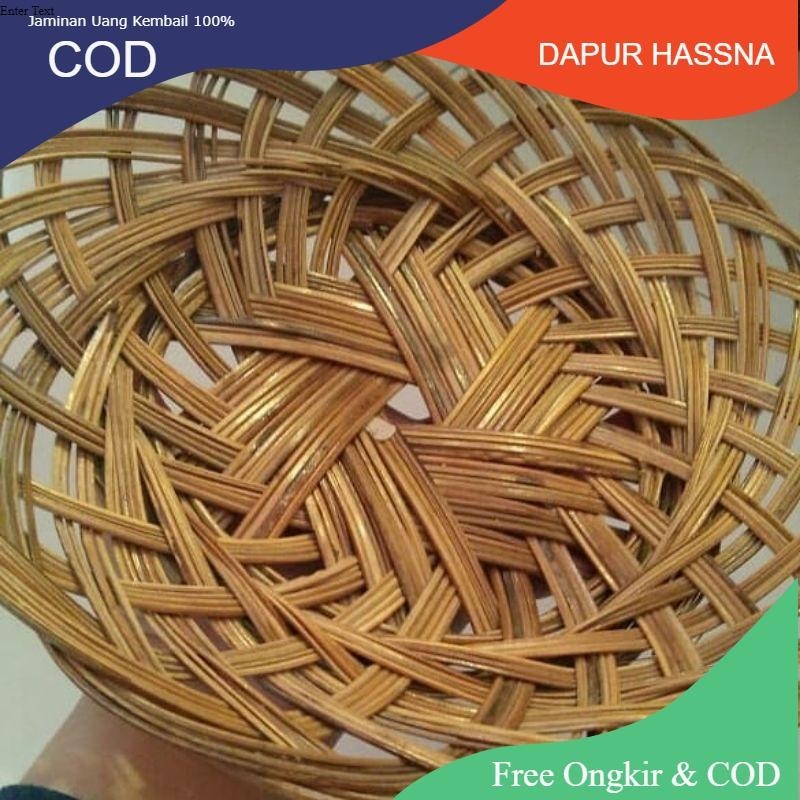 PIRING ANYAMAN BAMBU ROTAN PIRING LIDI ANYAMAN TRADISIONAL PIRING PRASMANAN